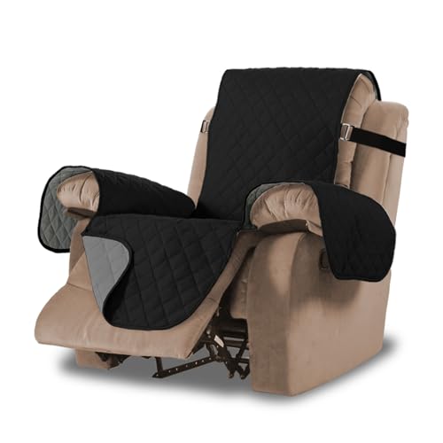 Grey Small Recliner Waterproof Sofa Cover Y2891