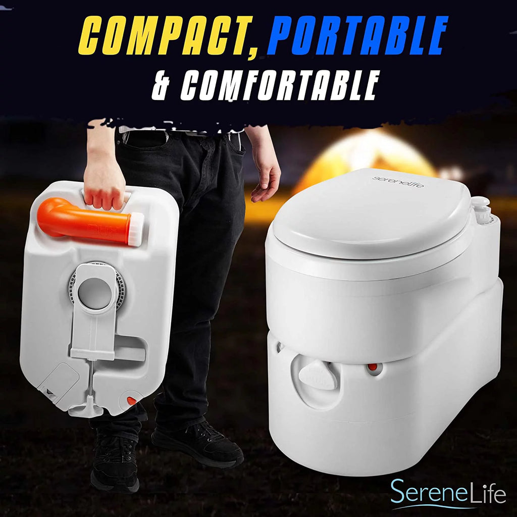 Outdoor Portable Cassette Toilet with Detachable Waste Holding Tank T981