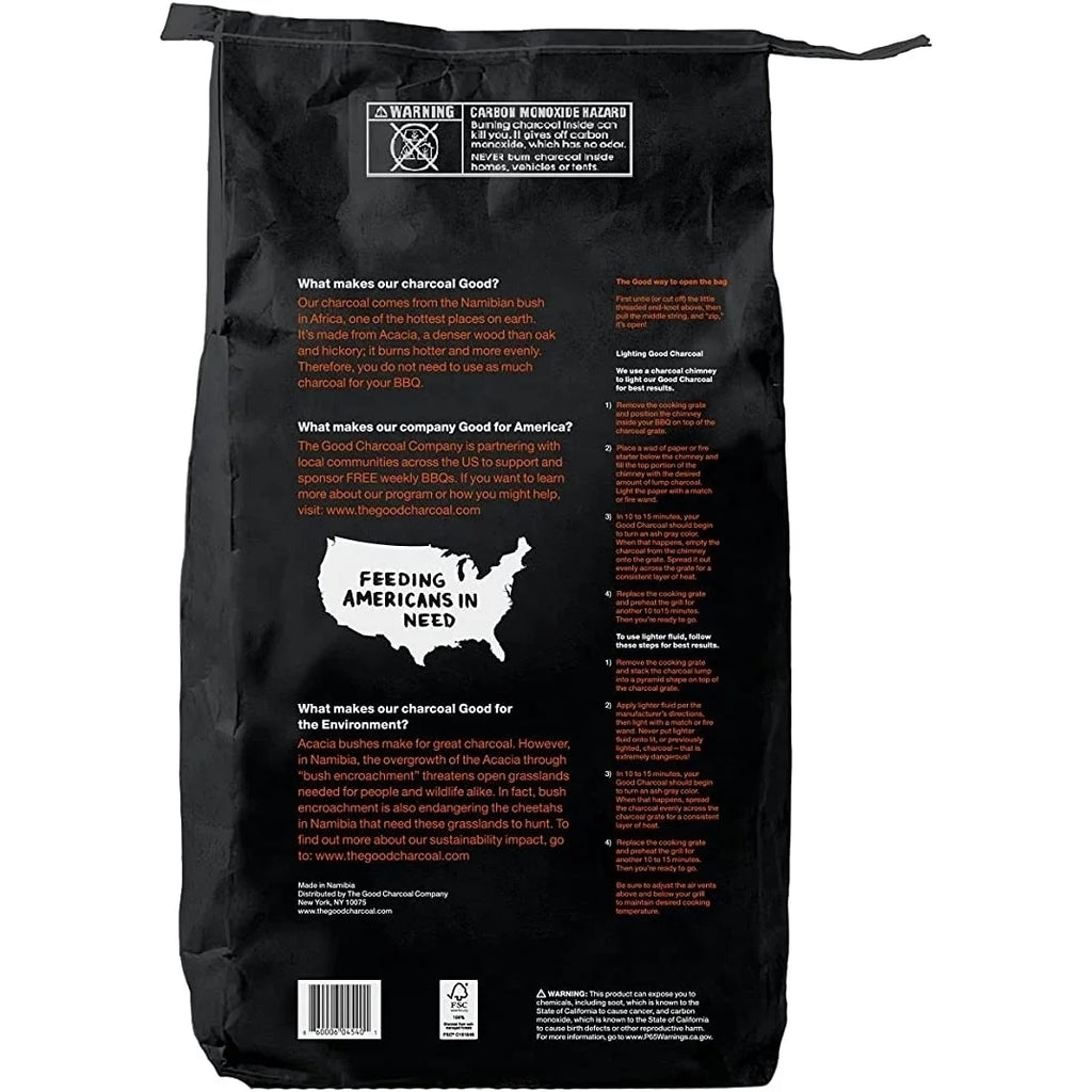 15.4 Pounds Acacia Hardwood Lump Charcoal T3289