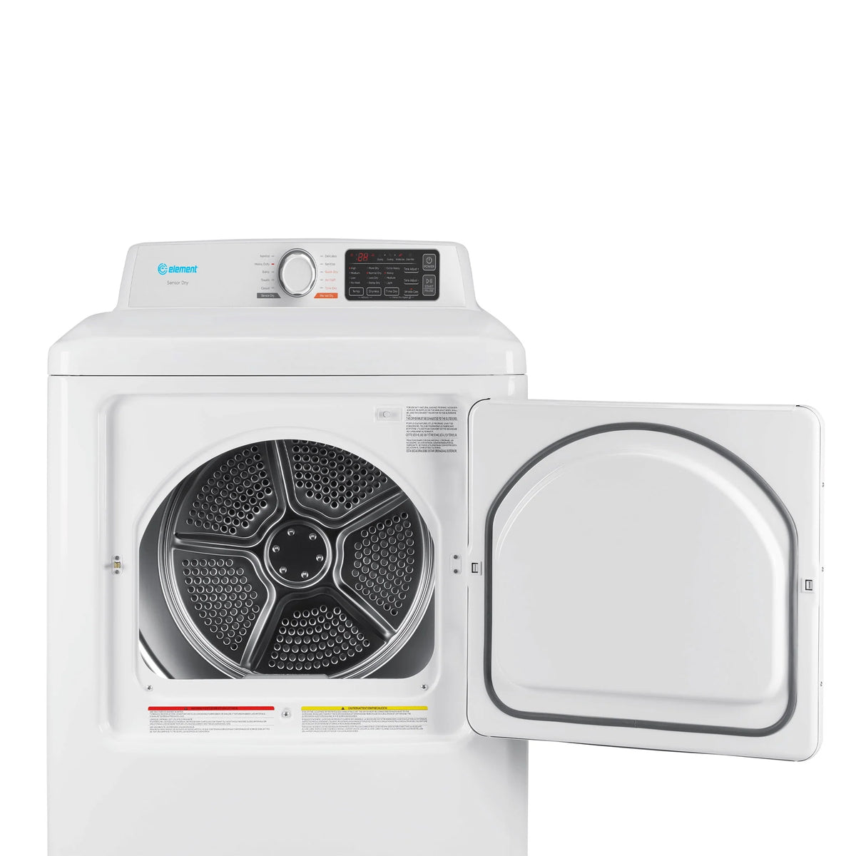 6.7 cu. ft. Front Load Gas Dryer in White E82013