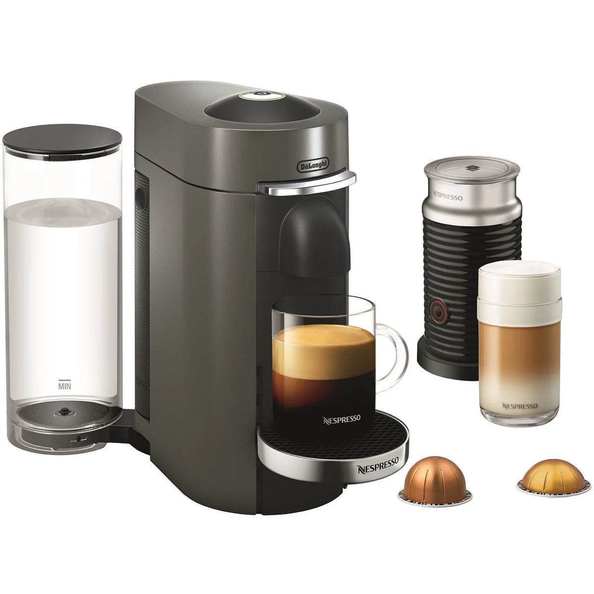 Coffee & Espresso Machine with Aerocinno M274