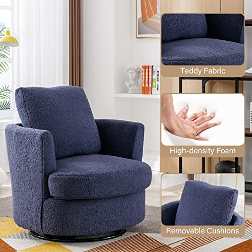 Beige Swivel Barrel Chair Set of 2 M867