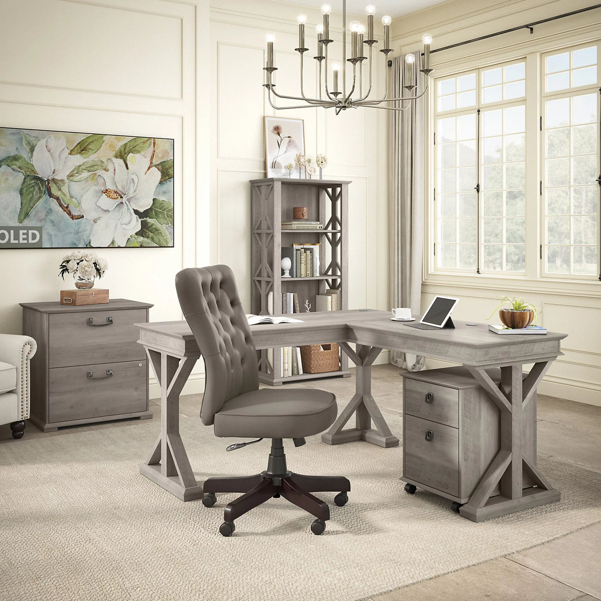 Driftwood Gray Lateral File Cabinet D75642