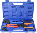 Solar Crimping Tool Kit with Wire Cutter, Wire Stripper and Solar Connector Spanners Pack of 2 T212495