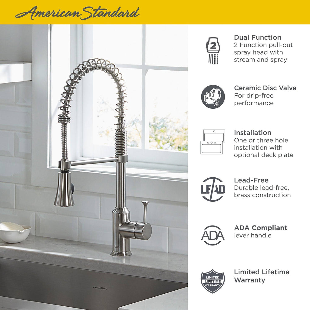 1-Handle Semi-Professional Kitchen Faucet Q30908