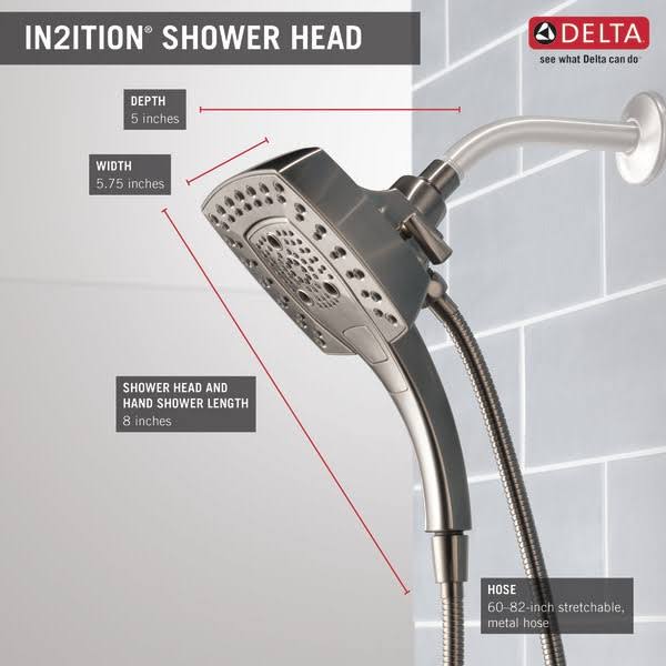 Matte Black Two-in-One Shower K354567