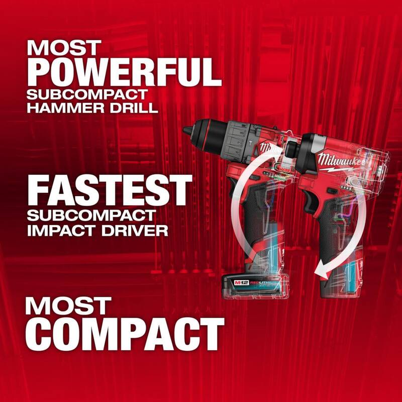 12-Volt Cordless Hammer Drill & Impact Driver Combo Kit L682