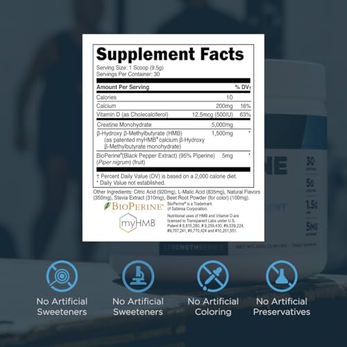 30 Servings Unflavored Creatine HMB D294