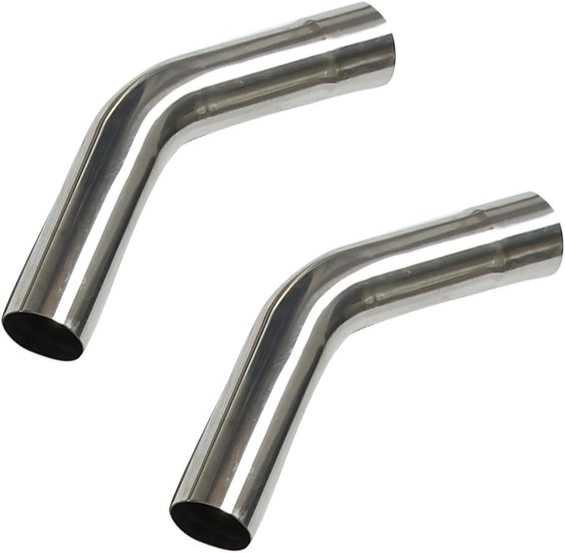 Stainless Steel T304 8PCS 2.5" Mandrel Pipe Straight and U-Bend Kit D86027