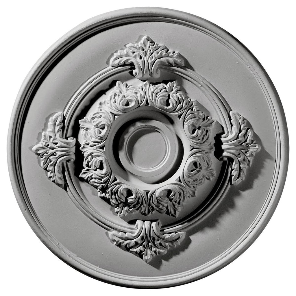 13 3/4x22OD x 1x22P Ceiling Medallion Hand-Painted Cloud Burst Crackle X526368