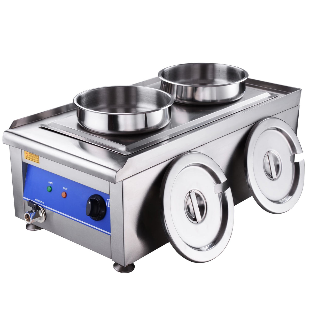 1200W Food Warmer with 2 Large Pots H142640