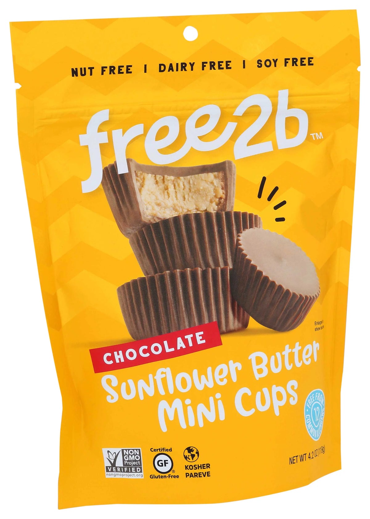 Dark Chocolate Sunflower Butter Mini Cups N301