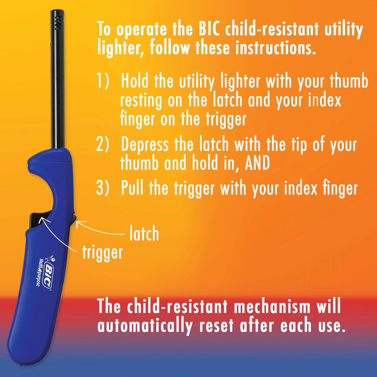 Multi-Purpose Lighters Pack of 2 R1802