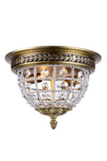 French Gold 2-Light Flush Mount U1544