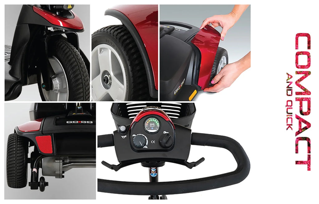 Red 3-wheel Scooter L459