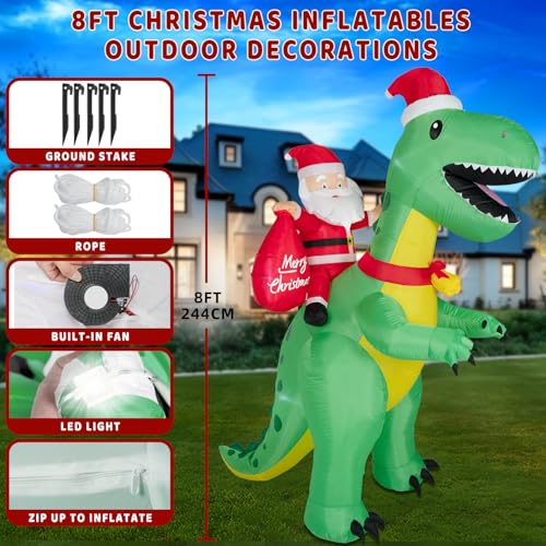 8FT Inflatable Halloween Tree Decoration with Built-in LED Lights Q65856