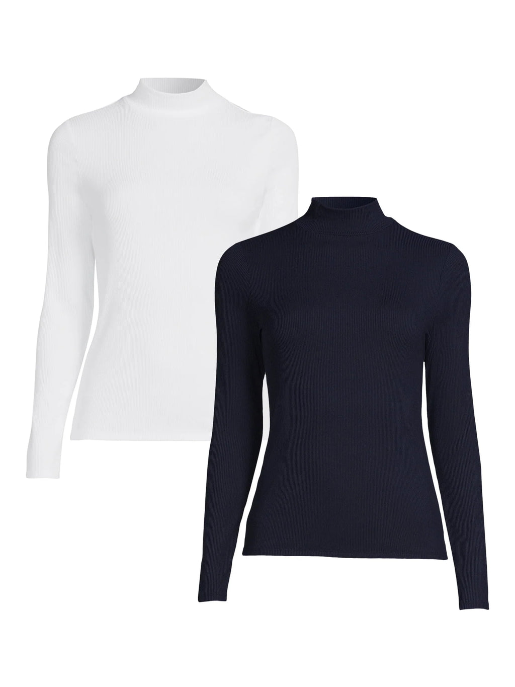 Mock Neck Long Sleeves Top 2-Pack N20585