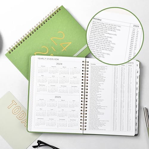 Weekly Monthly Planner 6.4" x 8.5" with Twin-Wire Binding G787