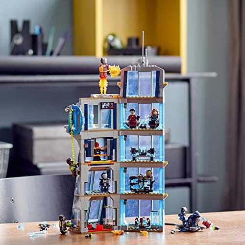 Avengers Tower Battle Building Toy with Superhero Minifigures (685 Pieces) L485