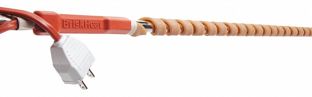 Silicone Heating Tape, 80 ft. L, 1/2 in W S756
