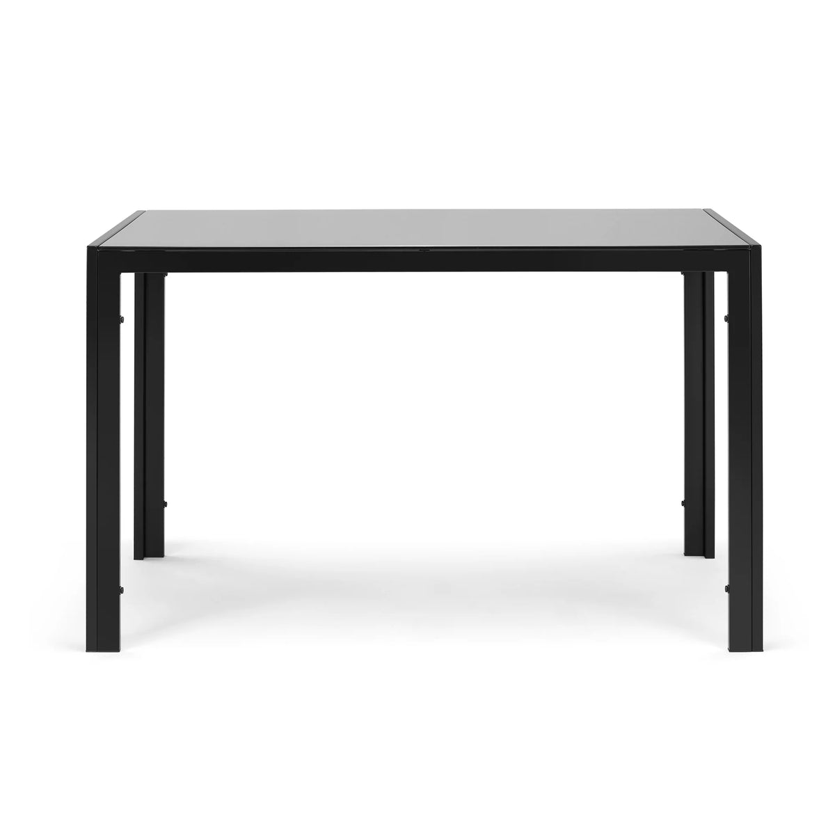 Black Tempered Glass-topped Dining Table I7081