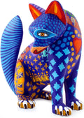 Blue Animal Themed Wood Sculpture N28570