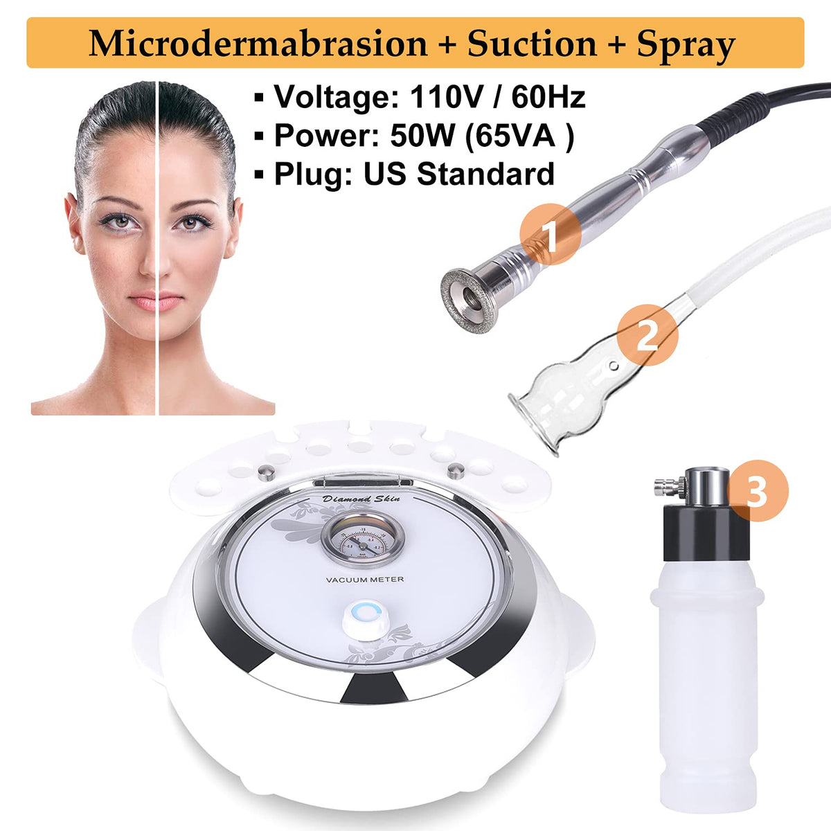 3-in-1 Diamond Facial Machine B483