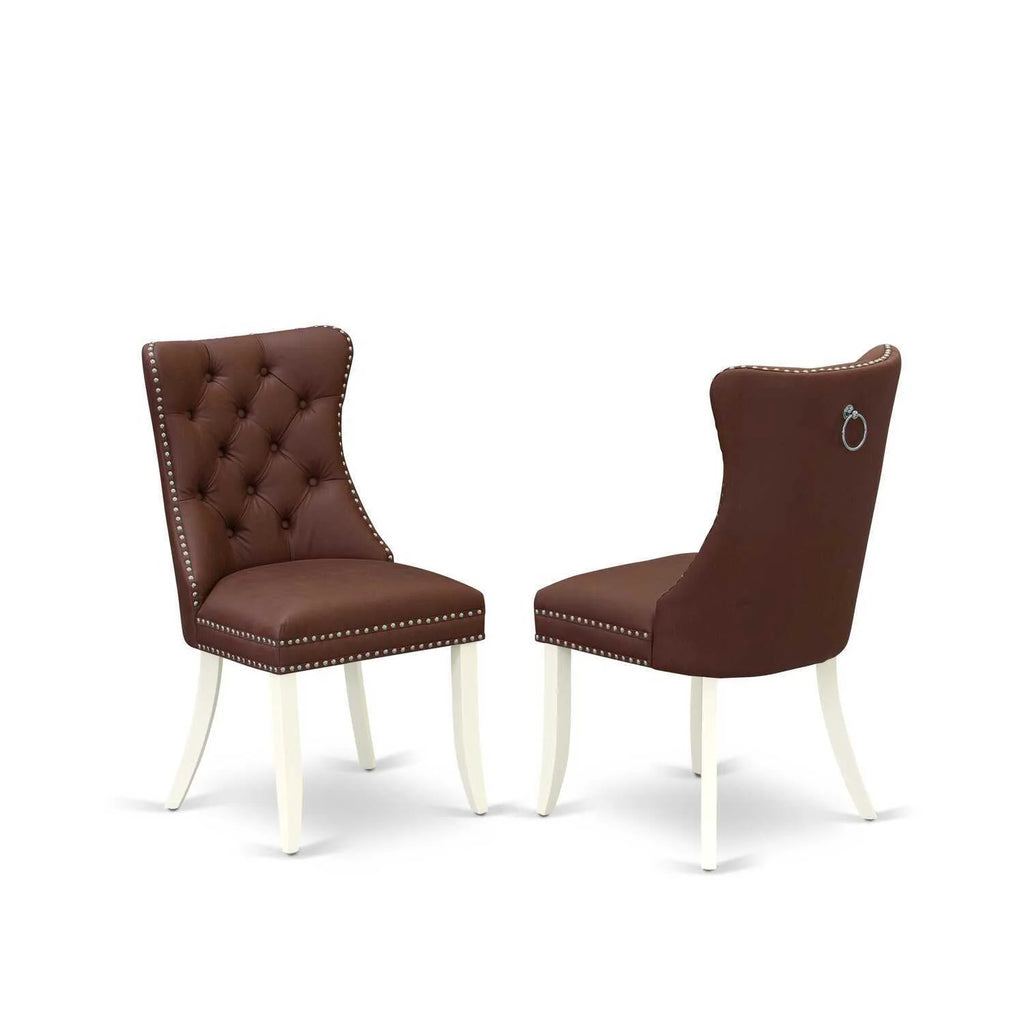 5 Piece Oval Dining Table and 4 Upholstered Chairs A38061