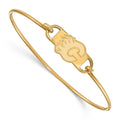 14K Yellow Gold Plated Wire Bangle A157