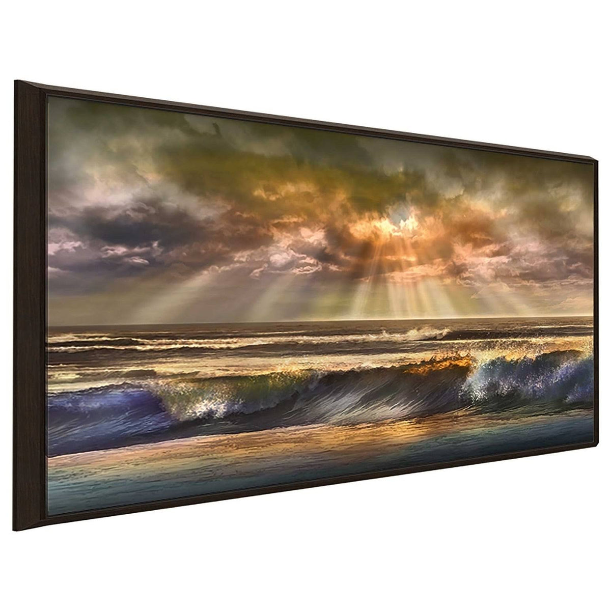 Orange Canvas in Floating Frame T95191