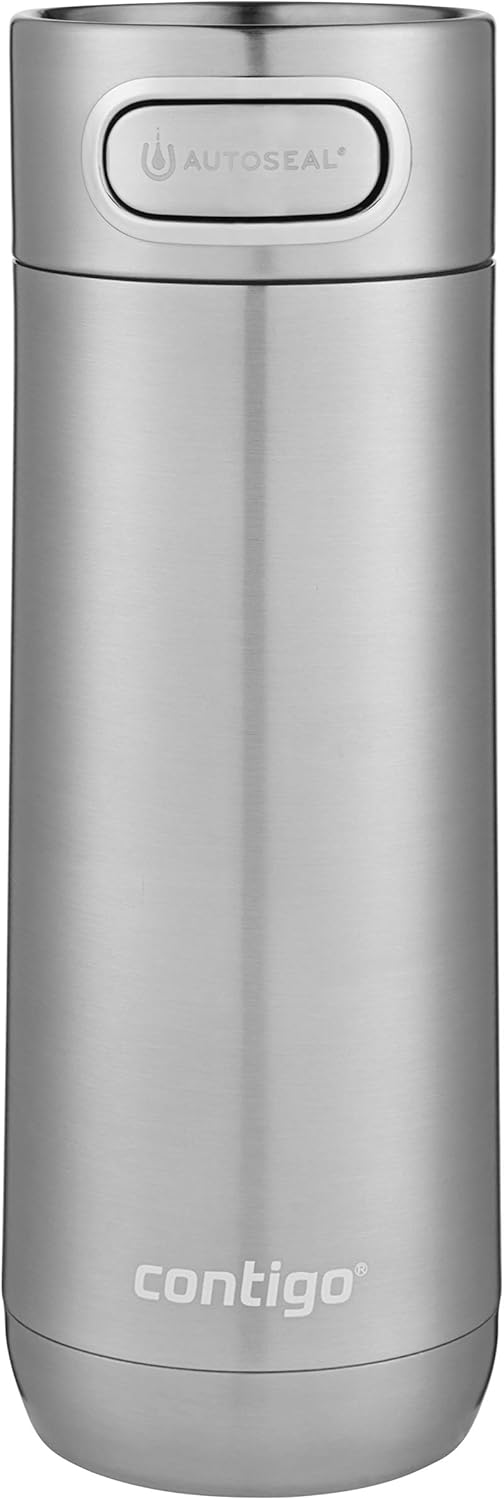 16oz Stainless Steel Thermal Travel Mugs, Set of 2 J19043