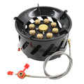 Enamel & Copper Camping Stove, 19800W High-Power Outdoor Furnace T996