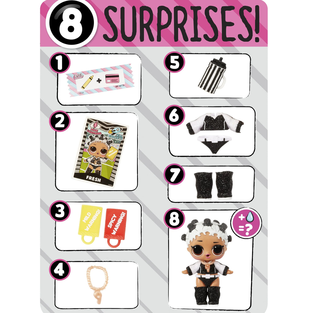 Soccer Team Sparkly Dolls With 8 Surprises E99770