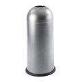 Black Speckle Open Top Dome Trash Can B520
