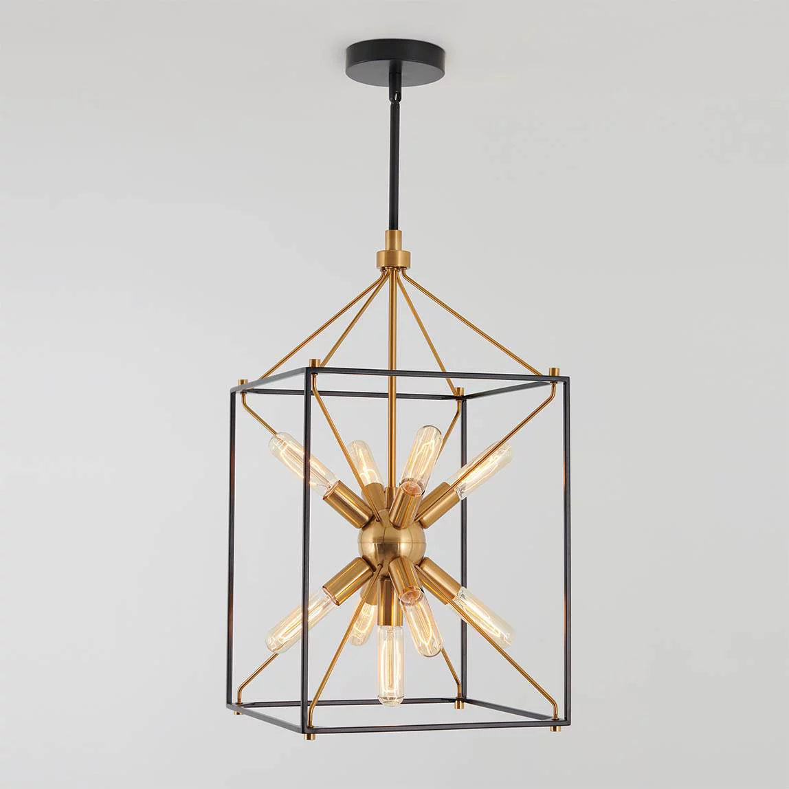 9-light Pendant Black & Gold Z275752