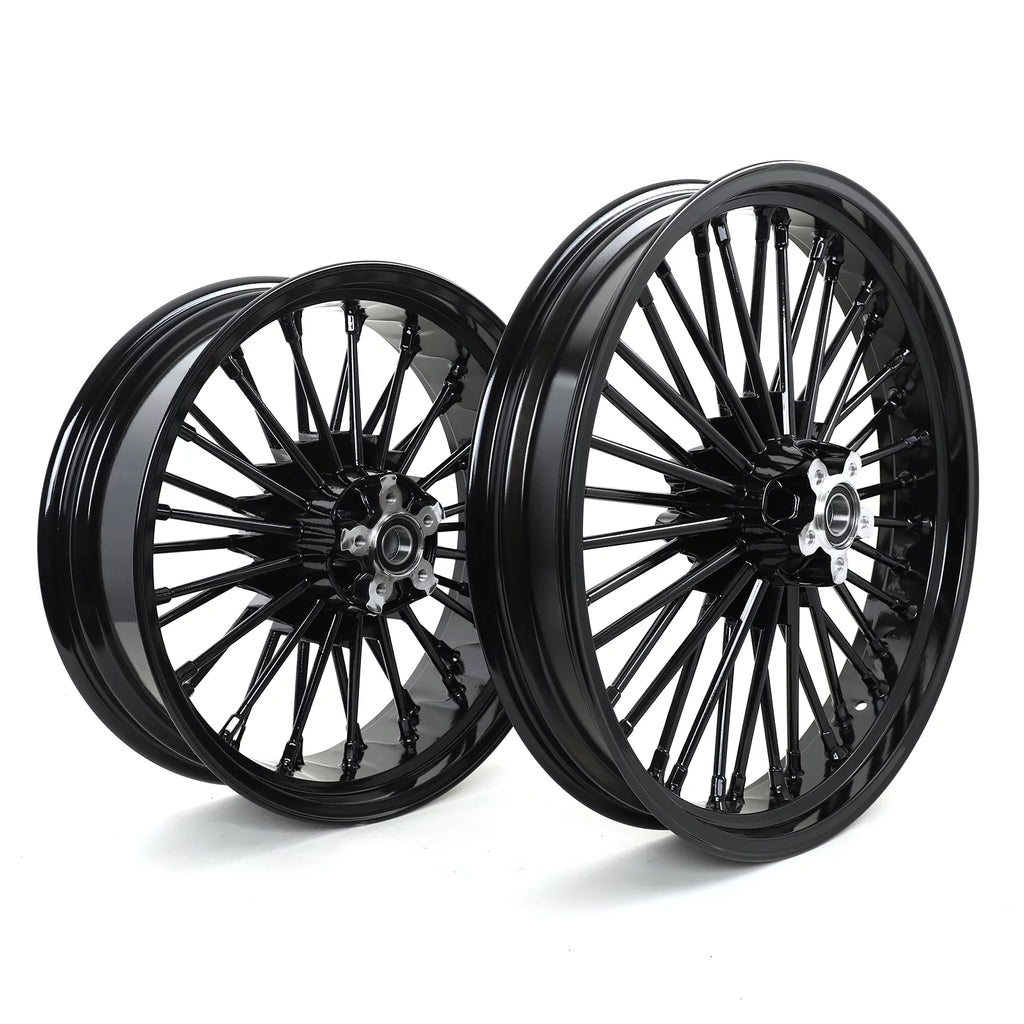 21x3.5 18x5.5 Fat Spoke Wheels Rim for Harley Dyna Wide Glide FXDWG 2006-2017 P61972