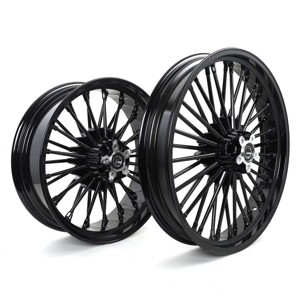 21x3.5 18x5.5 Fat Spoke Wheels Rim for Harley Dyna Wide Glide FXDWG 2006-2017 P61972