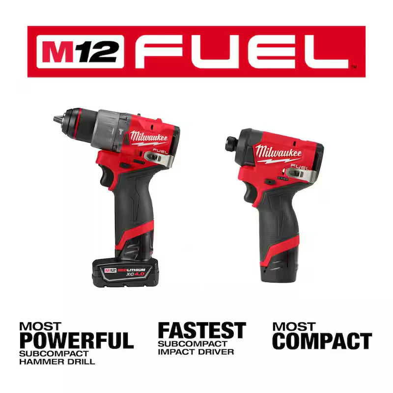 12-Volt Cordless Hammer Drill & Impact Driver Combo Kit L682