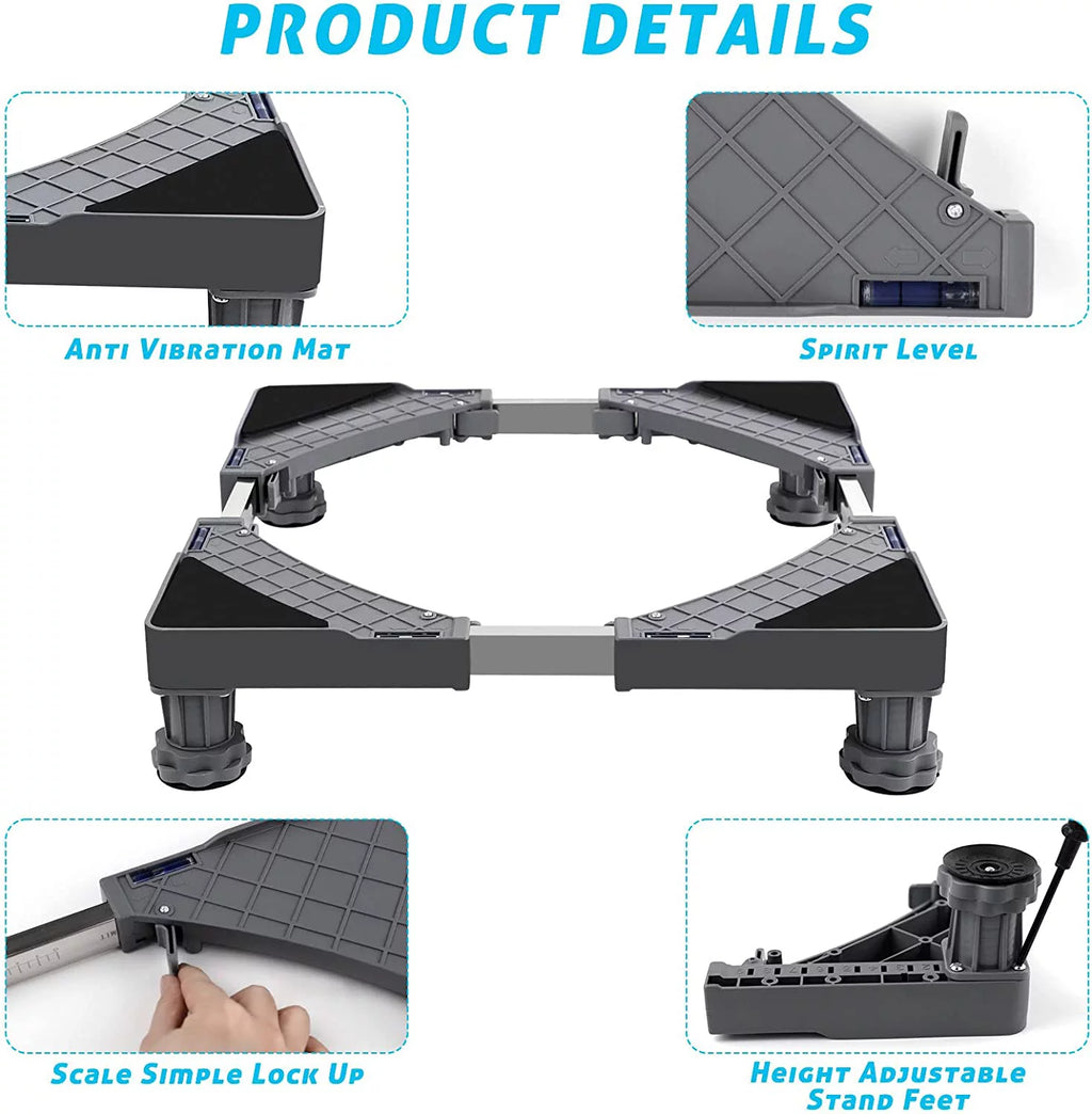 Mini Fridge Stand Washer Dryer Base Appliance Pedestal K3086