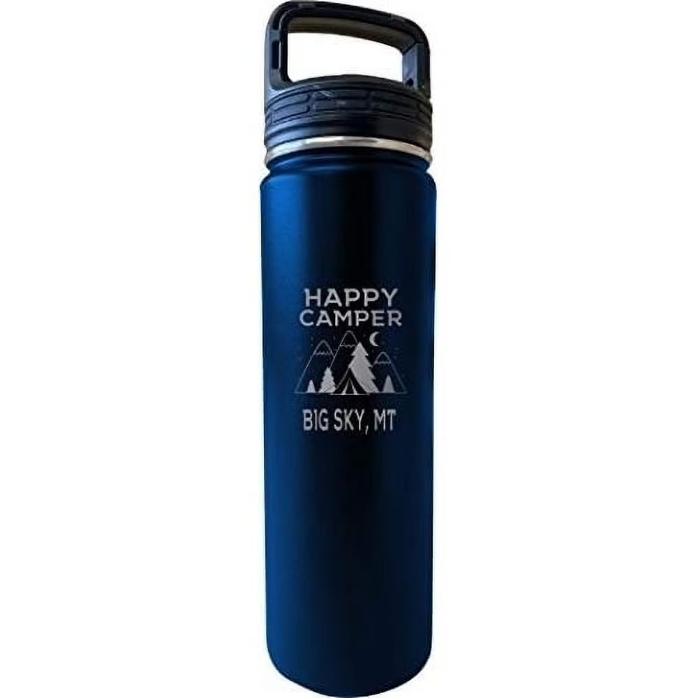 32 Oz Navy Insulated Double Wall Stainless Steel Water Bottle Tumbler V505