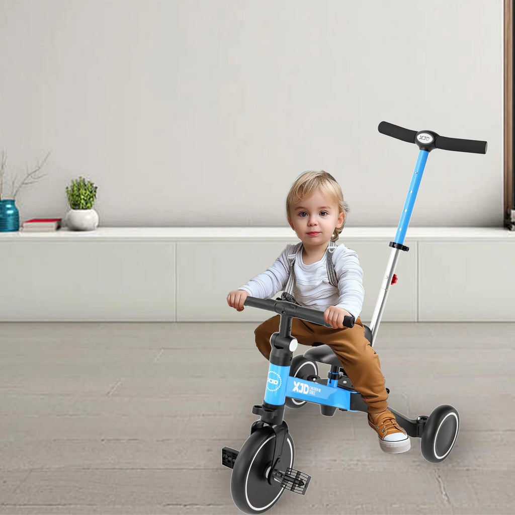 7 in 1 Toddler Tricycle with Push Handle D786
