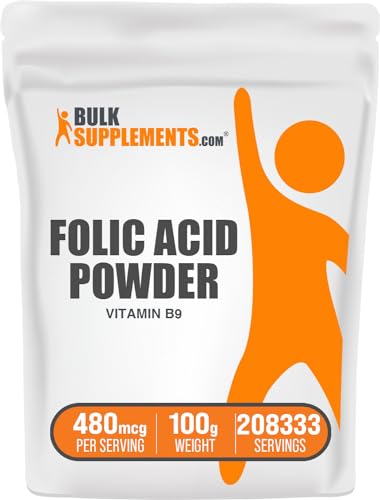 Folic Acid Powder 800 mcg Gluten Free 100g D337735