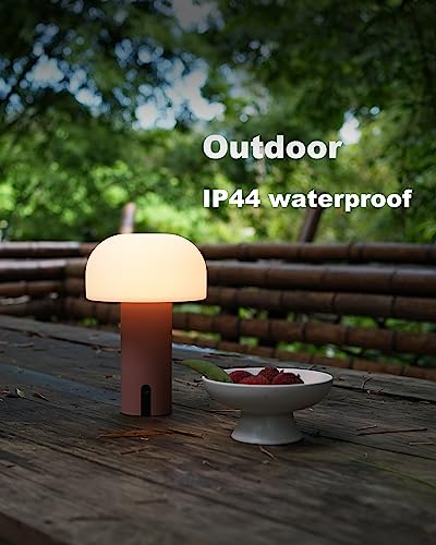 Rechargeable Cordless Waterproof Mushroom Table Lamp B115176