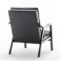 24.8" Wide Mid-Century Modern Faux Leather Armchair N44636