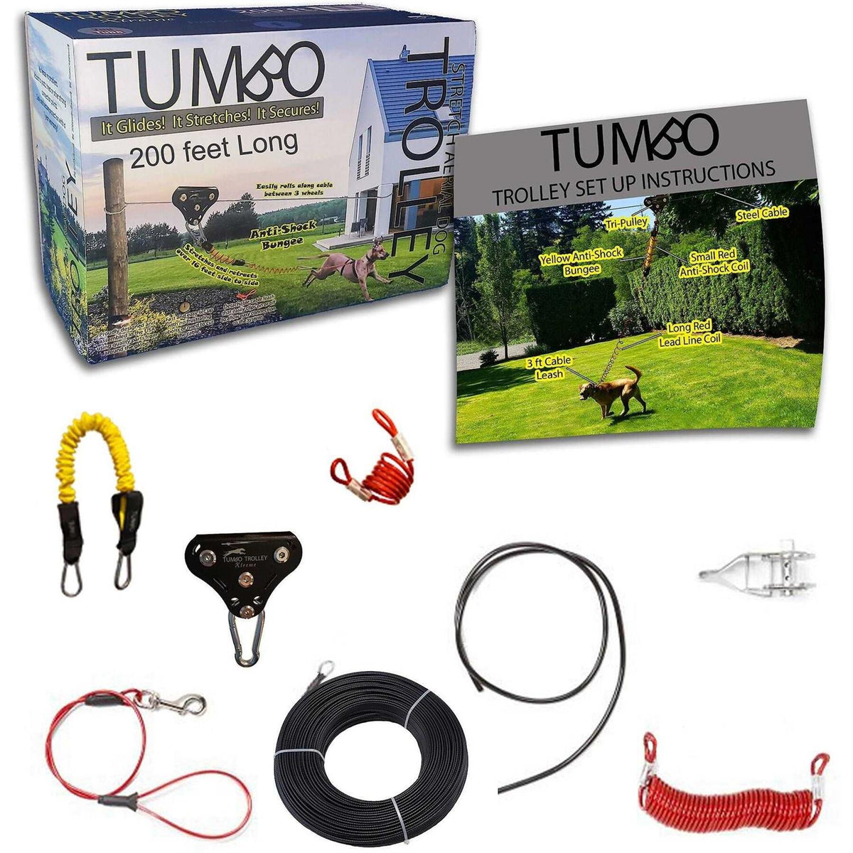 Anti-Shock Aerial Dog Runner U9570