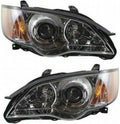 Subaru Legacy Headlight Assembly 2008 2009 Pair w/Bulbs J298