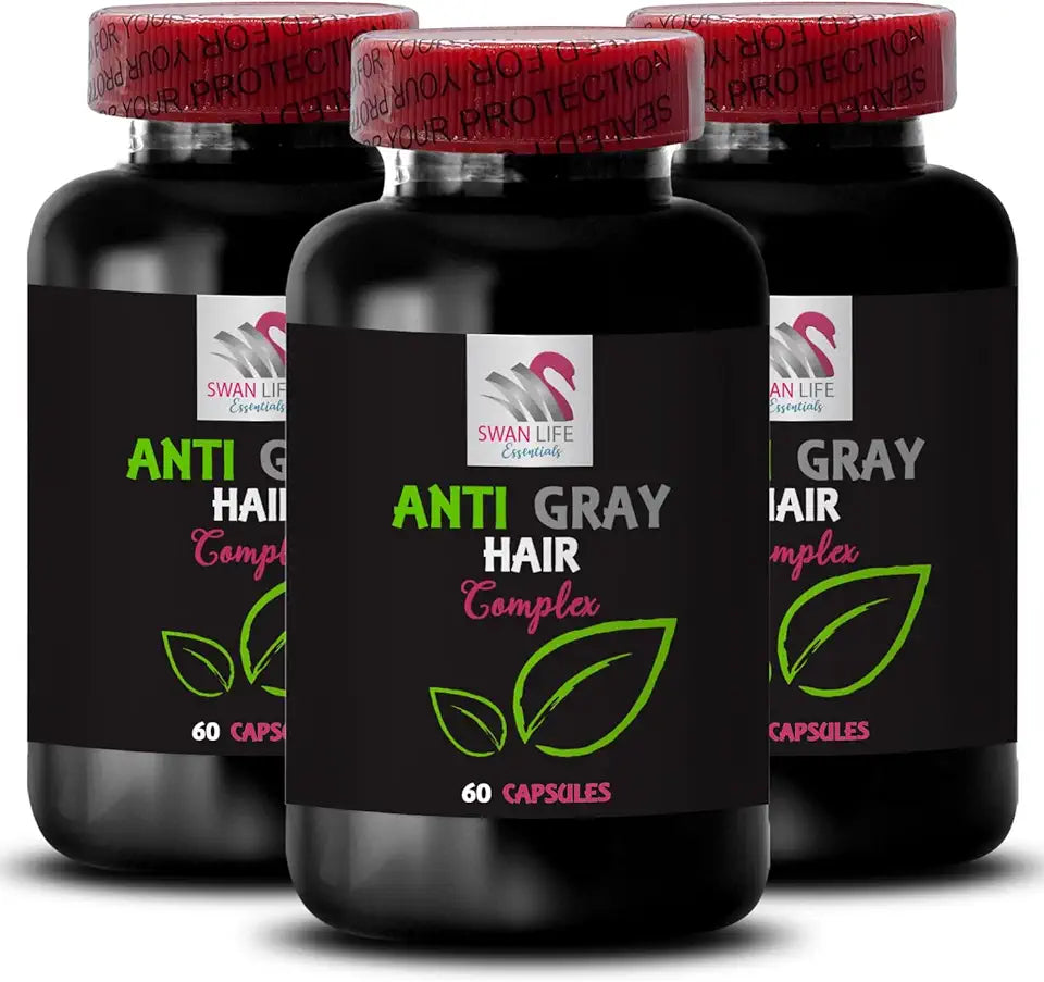 Anti Gray Hair Capsule 3 Bottles 180 Capsules A967439