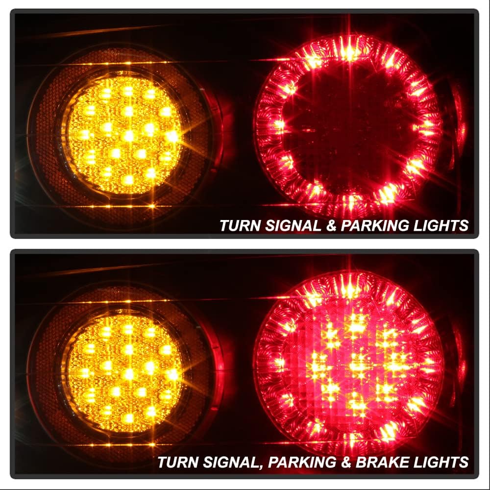 FULL LED Tail Lights Lamps Left Right R7028