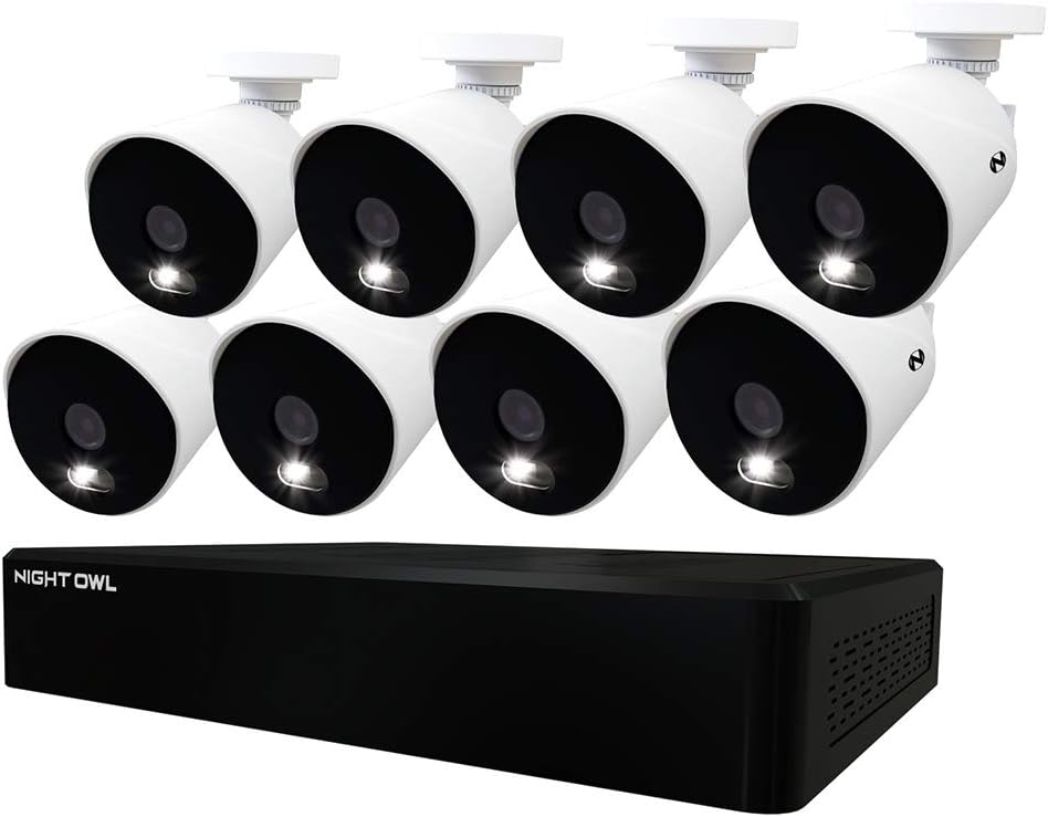 8 Wired 4K Ultra HD Home Security Camera System with Night Vision and 2TB Hard Drive K629246