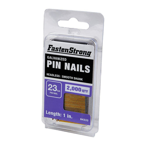 1 in. 23 GA Galvanized Pin Nails, 2000 Piece R246723